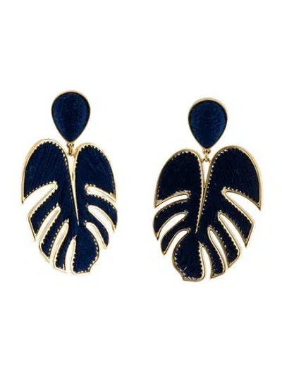 Pre-owned Mignonne Gavigan Threaded Palmer Drop Earrings In Multi
