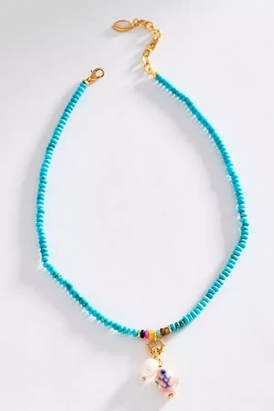 Mignonne Gavigan Whimsy Necklace In Blue