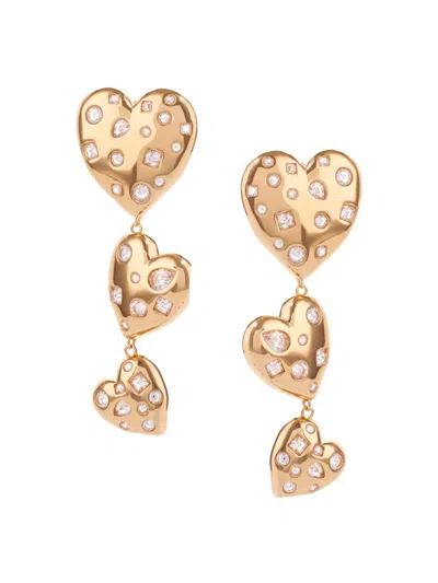 Mignonne Gavigan Women's Eros Luxe 14k-gold-plated & Cubic Zirconia Drop Earrings