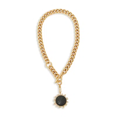 Mignonne Gavigan Women's Gold / Black Odyssey Necklace Black