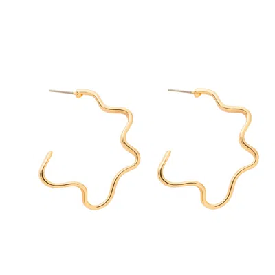 Mignonne Gavigan Women's Gold Mega Barrow Hoops