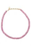 Mignonne Gavigan Women's Harbour Island Collar Necklace In Light Purple In Pink