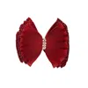 Mignonne Gavigan Women's Houston Bow Hair Clip In Red Multi In Multi