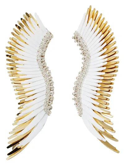 Mignonne Gavigan Women's Madeline Leather, Bead & Sequin Statement Earrings In White