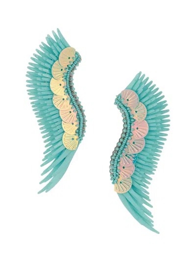 Mignonne Gavigan Women's Madeline Sequined Drop Earrings In Blue