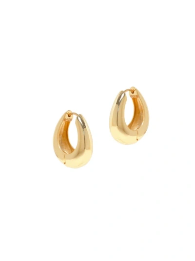 Mignonne Gavigan Women's Mega Jasmin 14k-gold-plated Tapered Hoop Earrings In Yellow Gold