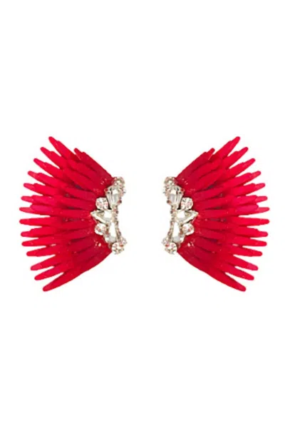 Mignonne Gavigan Women's Mega Mini Madeline Earrings In Crimson In Red
