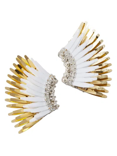 Mignonne Gavigan Women's Mini Madeline Leather, Bead & Sequin Statement Earrings In Green