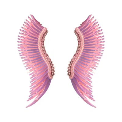 Mignonne Gavigan Women's Pink / Purple Madeline Earrings Iridescent Light Pink