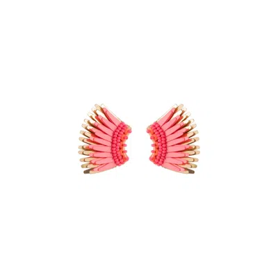 Mignonne Gavigan Women's Pink / Purple Micro Madeline Earrings Hot Pink Rosegold