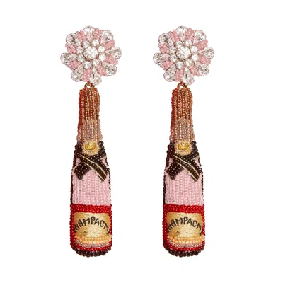 Mignonne Gavigan Women's Pink / Purple Rose Champagne Earrings Blush In Multi
