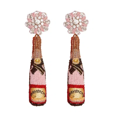 Mignonne Gavigan Women's Pink Rose Champagne Earrings Blush