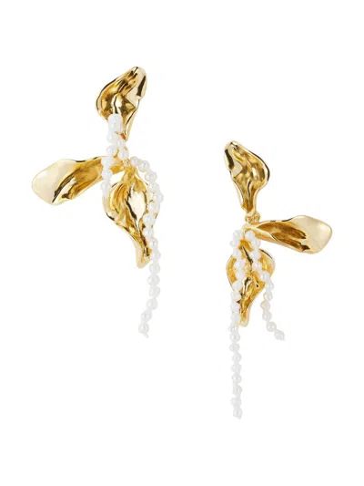 Mignonne Gavigan Women's Rosalia 14k-gold-plated & Freshwater Pearl Drop Earrings