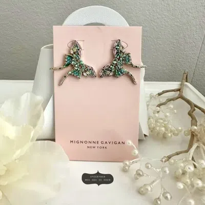 Mignonne Gavigan Women's Rosie Butterly Studs In Green