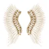 Mignonne Gavigan Women's Silver / Neutrals / White Crystal Clustered Midi Madelines White
