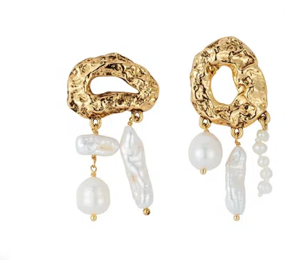 Mignonne Gavigan Women's Silvia Pearl Earrings In Gold