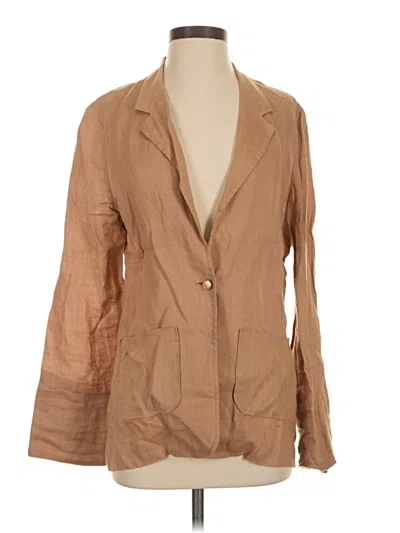 Pre-owned Miguelina Blazer Jacket In Brown