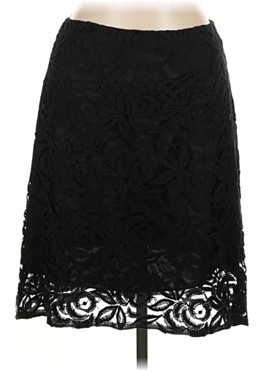 Pre-owned Miguelina Formal Skirt In Black