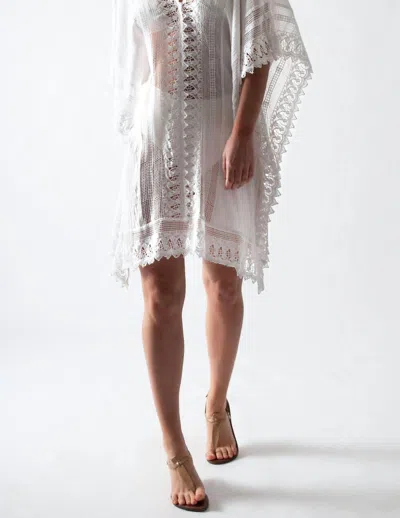 Miguelina Tyra Gauze Coverup In Pure White