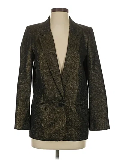 Pre-owned M.i.h. Jeans Blazer Jacket In Gold