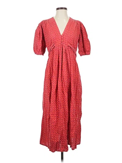 Pre-owned M.i.h. Jeans Casual Dress In Red
