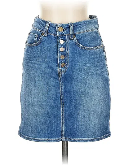 Pre-owned M.i.h. Jeans Denim Skirt In Blue