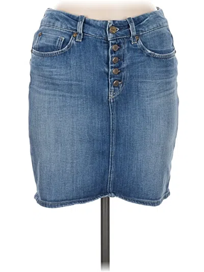 Pre-owned M.i.h. Jeans Denim Skirt In Blue