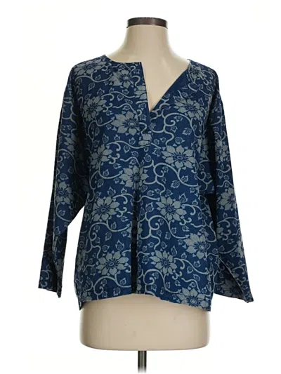 Pre-owned M.i.h. Jeans Long Sleeve Blouse In Blue