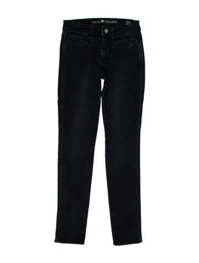 Pre-owned M.i.h. Jeans Mid-rise Skinny Leg Jeans In Blue