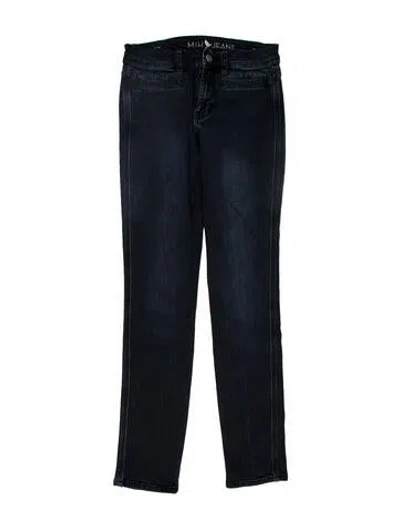Pre-owned M.i.h. Jeans Mid-rise Skinny Leg Jeans In Blue
