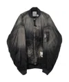 Miharayasuhiro Aged Flight Jacket In Black