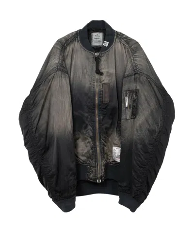 Miharayasuhiro Aged Flight Jacket In Black