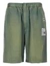 Miharayasuhiro Maison Mihara Yasuhiro 'aged Satin' Bermuda Shorts
