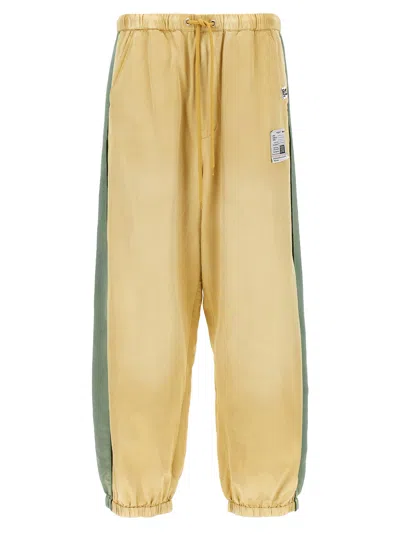 Miharayasuhiro Aged Satin Pants In Yellow