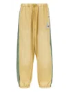 Miharayasuhiro Maison Mihara Yasuhiro 'aged Satin' Pants In Yellow