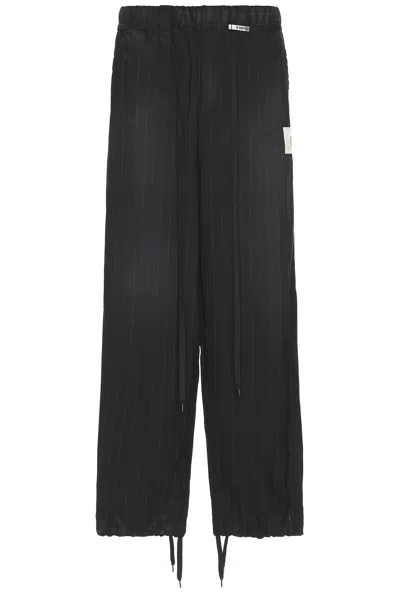 Miharayasuhiro Aged Wide Trousers In Black