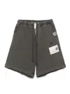 Miharayasuhiro Amateur Sewn Shorts In Schwarz