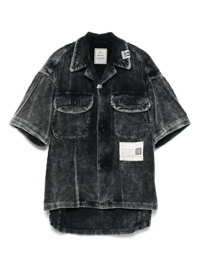 Miharayasuhiro Amateur Sewn S/s Shirts In Black