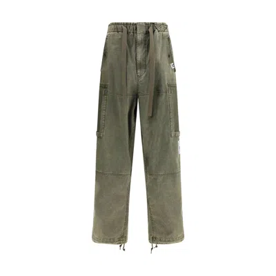 Miharayasuhiro Baggy Cotton Pants In Black