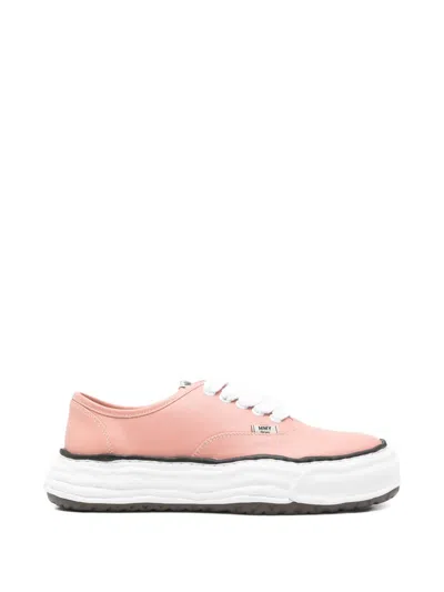 Miharayasuhiro Baker 26 Chunky-sole Sneakers In Pink