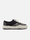 Miharayasuhiro Baker Og Sole Studded Canvas Low-top Sneaker In Black