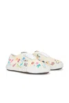 Miharayasuhiro Baker Original Sole Canvas Stickers Print Low-top Sneaker In White