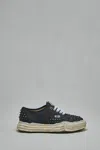 Miharayasuhiro Baker Og Sole Studded Canvas Low-top Sneaker In Black