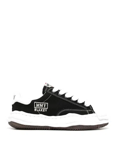 Miharayasuhiro Bakley Original Sole  Canvas Low Sneakers In Black