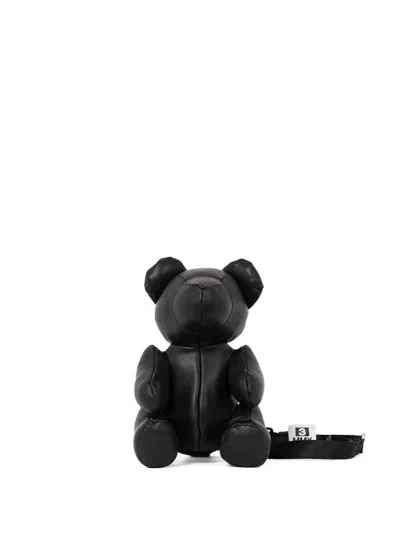 Miharayasuhiro Bear Mini Shoulder Bag In Black