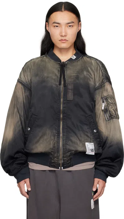 Miharayasuhiro Aged Flight Jacket In 黑色