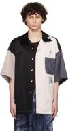 Miharayasuhiro Colour-block Shirt In Black