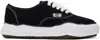 Miharayasuhiro Black Baker Og Sole Canvas Low-top Sneakers In Black