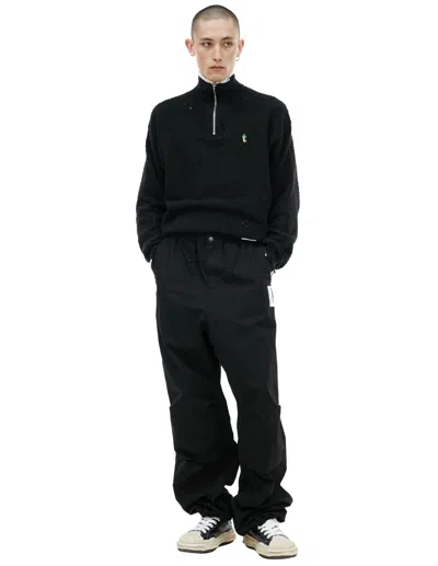 Miharayasuhiro Black Cotton Trousers
