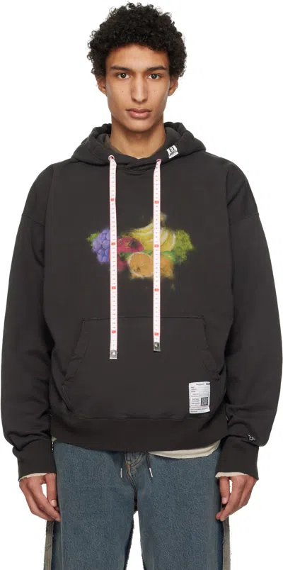 Miharayasuhiro Fruit-graphic Hoodie In Brown